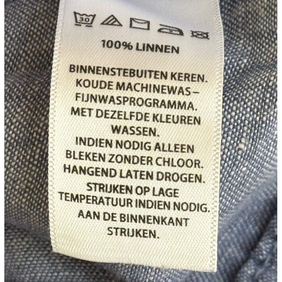 Jones New York 100%Linen Lightweight Jacket Blue Size 2X Costall - Picture 14 of 16